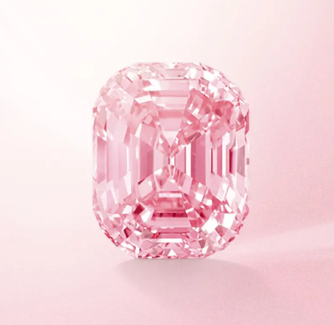 Pink Emerald-Cut Graff Diamond